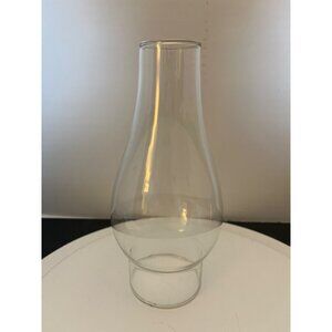 Vintage Clear Glass Chimney For Oil Lamp 71/2”